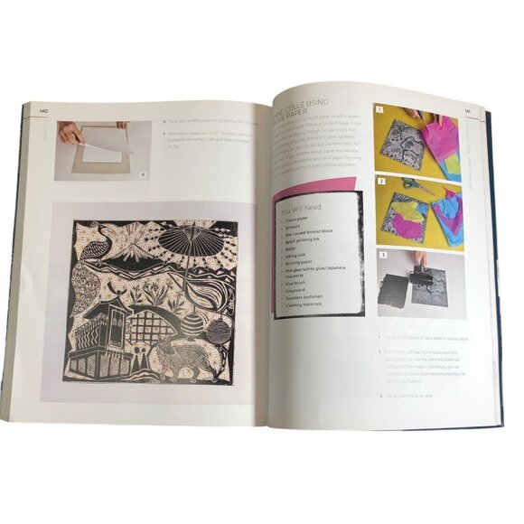Linocut: A Creative Guide To Making Beautiful Prints By Sam Marshall - Picture 10 of 11